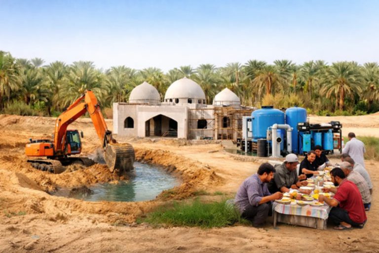 من التخطيط إلى التنفيذ: وقف النخيل يبدأ مراحل التنفيذ لمشروعاته الخيرية بالفرافرة